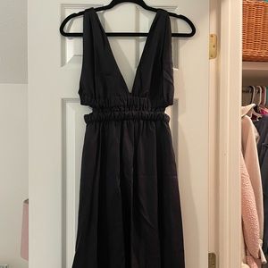 Zara Open Back Maxi Dress
